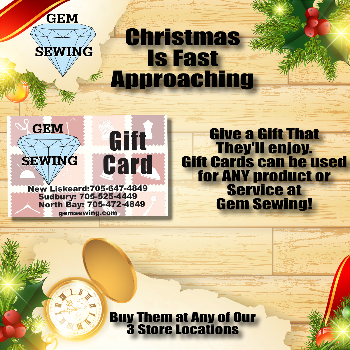 Gift Cards for Christmas