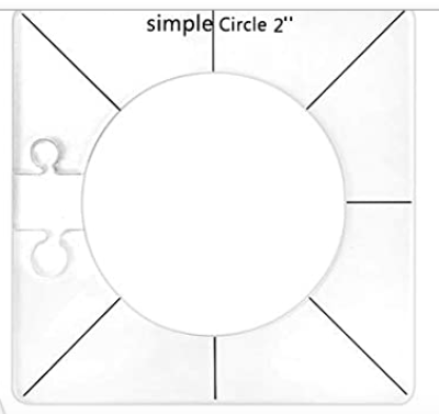 Spin-e-flex 2" Circle Ruler Template