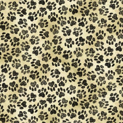 For The Love Of Labs - Paw Prints Cream