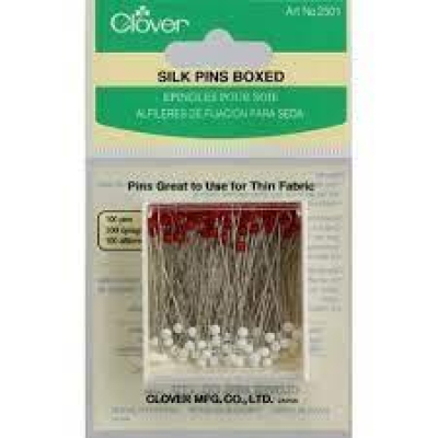 Silk Glass Pins Boxed