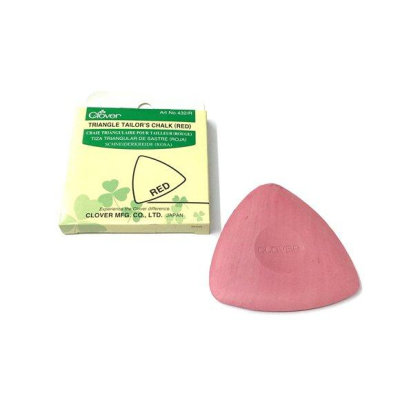 Clover Triangle Chalk Red