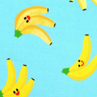 Farm To Table - Bananas Light Blue Background