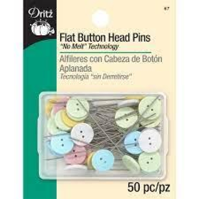 Flat Button Head Pins 50 Pc