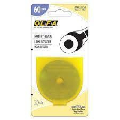 Olfa Rotary 60mm Double Pack Blade