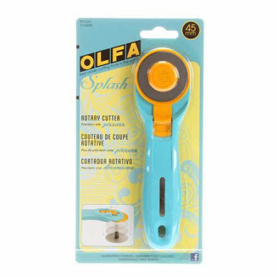 Olfa 45mm Rotary Cutter SLASH TEAL