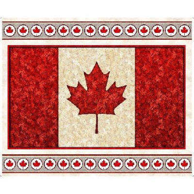 The Great White North Maple Leaf Panel