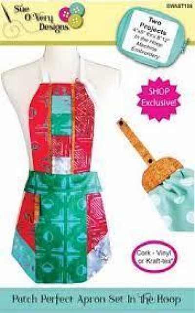 Sue O'Very Designs - Patch Perfect Apron Set In The Hoop