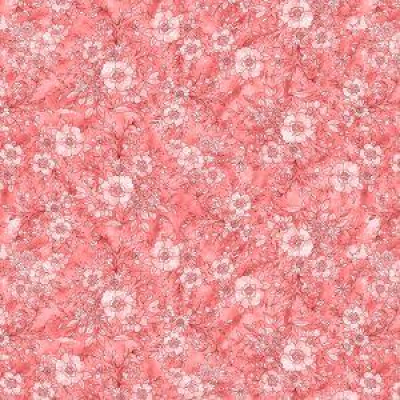 Meadow Bloom Pink Background With Little Flowers