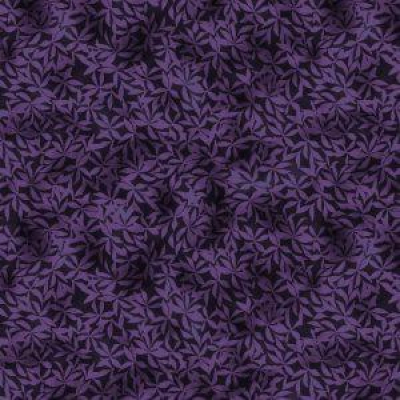 Botanical Magic - Floral Tonal Purple & Black