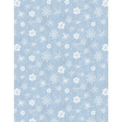 Woodland Frost-Blue/White Snowflake