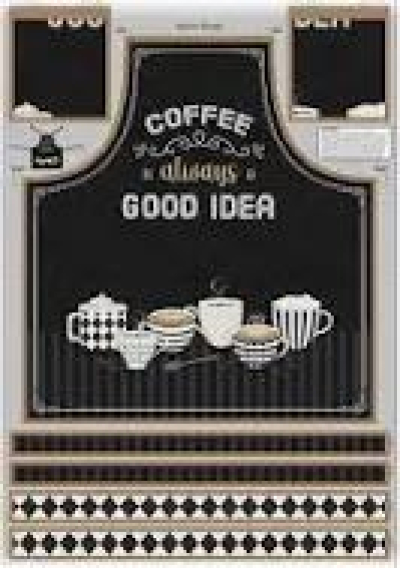 Coffee Life Apron Panel