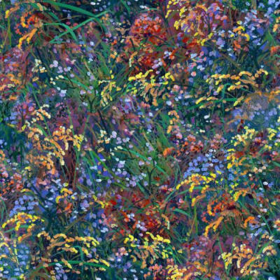 3 Wishes Fabric - New Beginnings - Wildflower Field