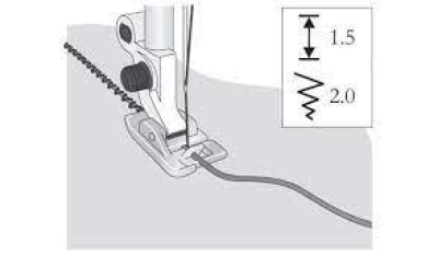 Narrow Braided Cord Foot 