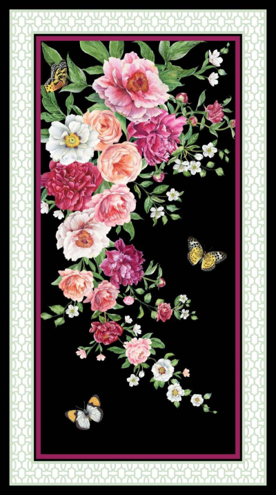 Blush - Floral Panel