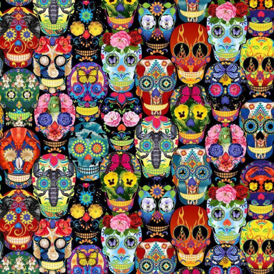 Day Of The Dead Skulls