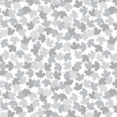 Canadian Christmas 2 - Canadian Maple Leaf White