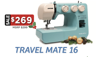 Janome Travel Mate 16 Christmas Sale