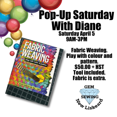 Pop Up Saturday With Diane 