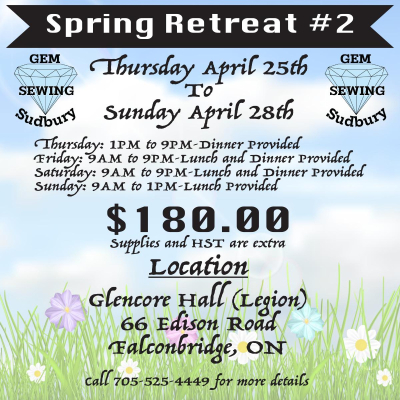 Spring Retreat #2 Sudbury