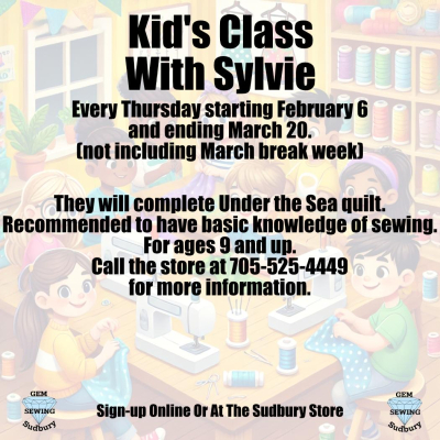 Kids Can Sew with Sylvie