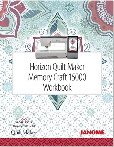 Janome Memory Craft Workbook